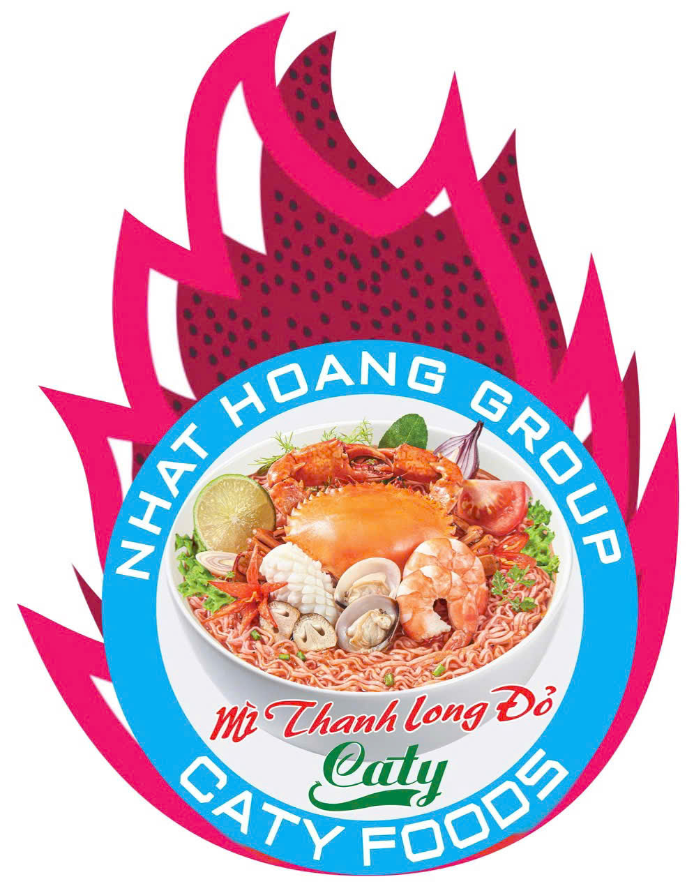 Dragon fruit instant noodles