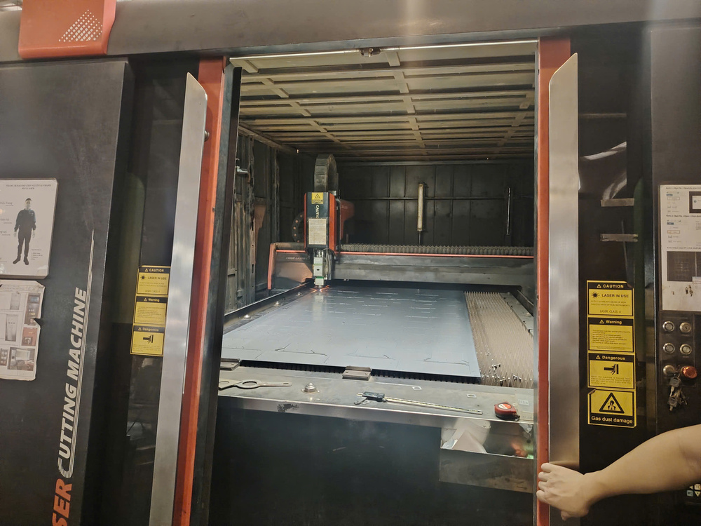 Laser cutting process