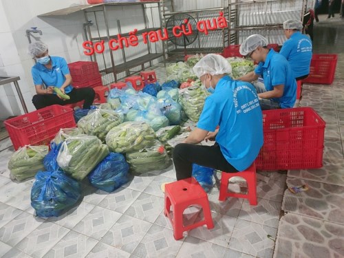 Prepare vegetables