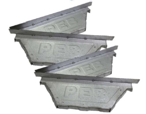 Corrugated iron shield