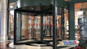 Automatic rotary door