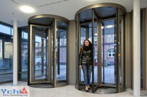 Automatic rotary door
