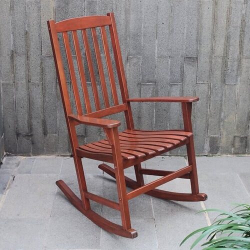 Acacia rocking chair
