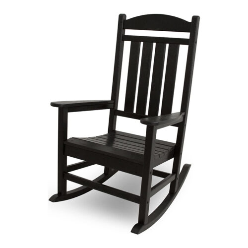 Black rocking chair