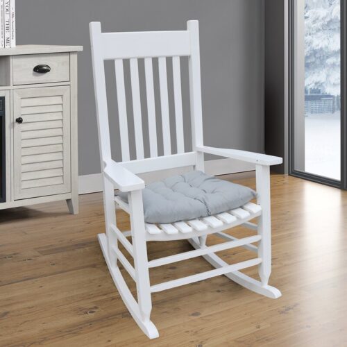 White rocking chair