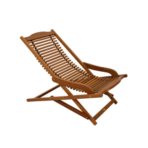 Relaxing wooden rocking chair