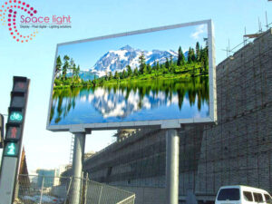 Advertising LCD display