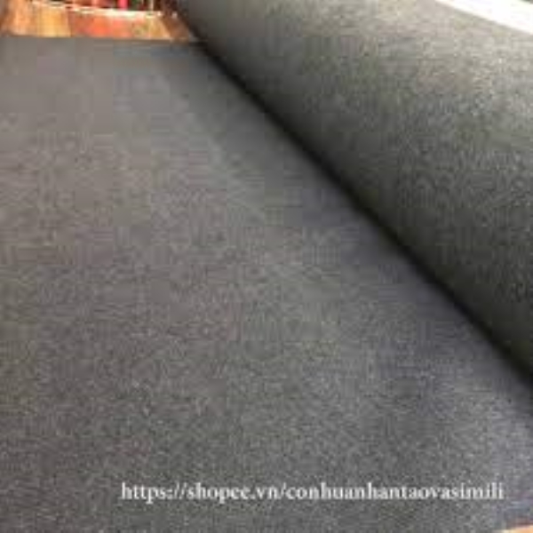 Rubber-soled doormat