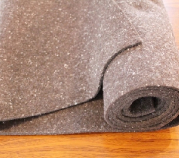 Brown needle punched nonwoven fabric