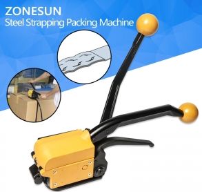 Steel strapping machine