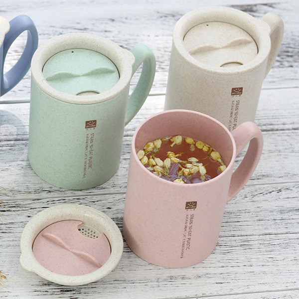 Wheat straw mugs