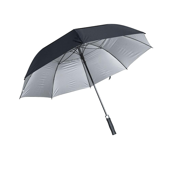 Single-canopy polyester umbrella