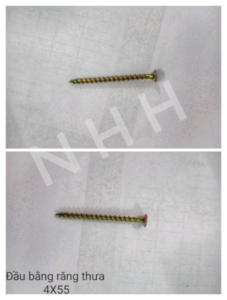 4x55 screw with serrated head