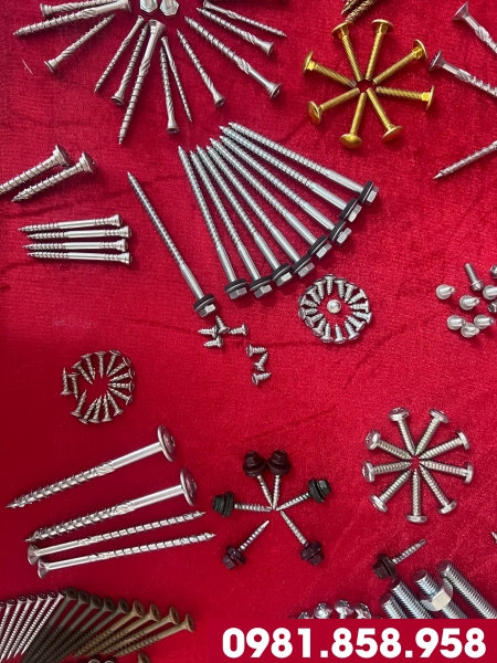 Bolts, nuts and screws of all kinds