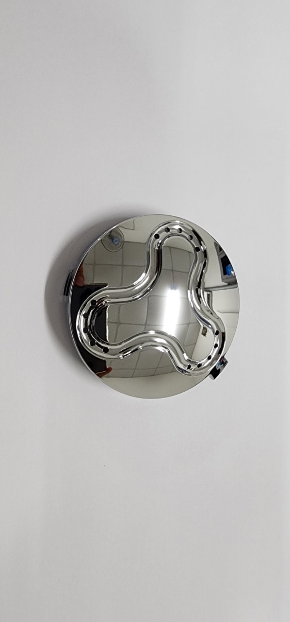Plating on ABS plastic background
