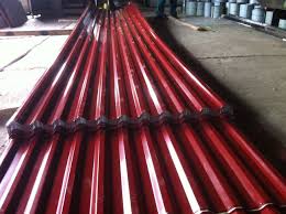 Galvanized corrugated iron sheet