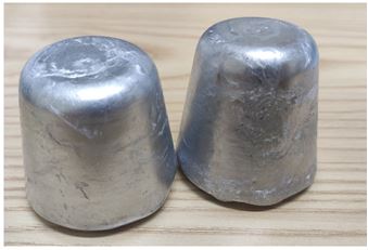 Cylinder shaped aluminum