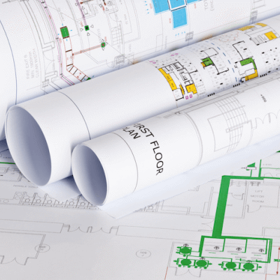 Large format colored printer paper