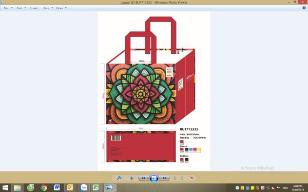 Supermarket PP woven bag