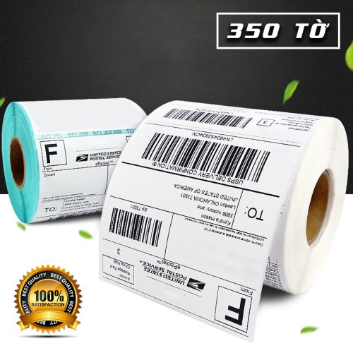 Self-adhesive thermal paper size 100x150
