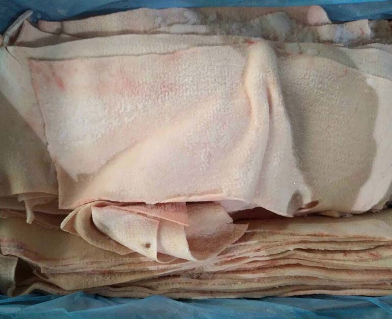 Russian Frozen Skin On Pork