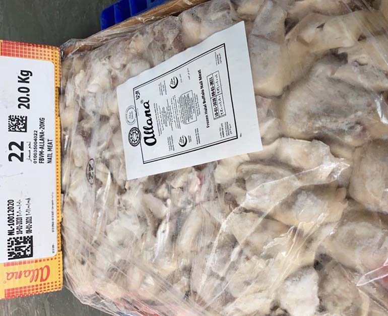 Imported frozen buffalo hoof