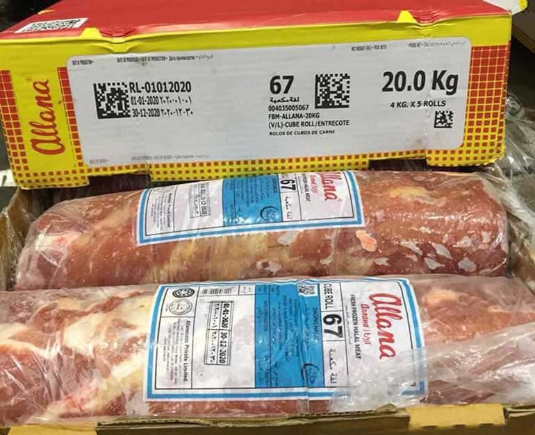 Imported frozen buffalo charcoal head