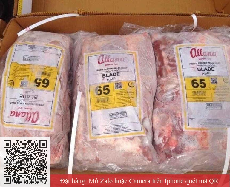 Imported frozen buffalo shoulder lean