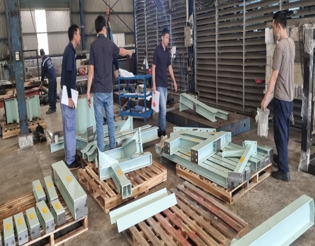 Steel structure for ship