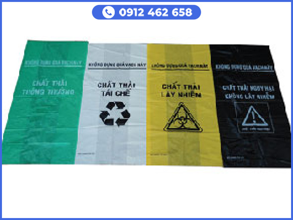 General waste bag and medical waste bag