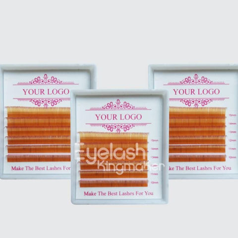 Multicolored eyelashes