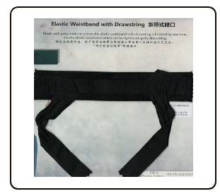 Trouser elastic band