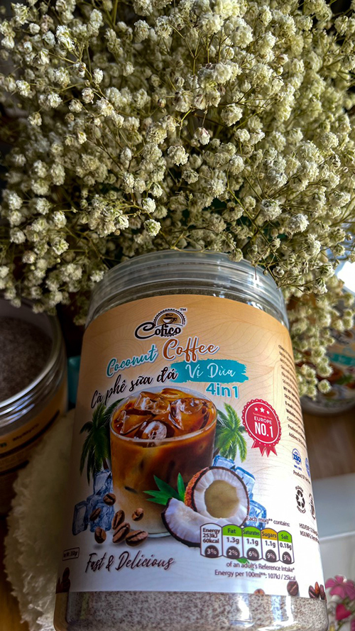 Coconut milk coffee