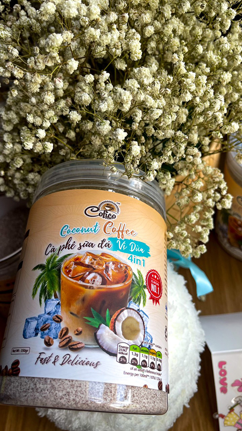 Coconut milk coffee