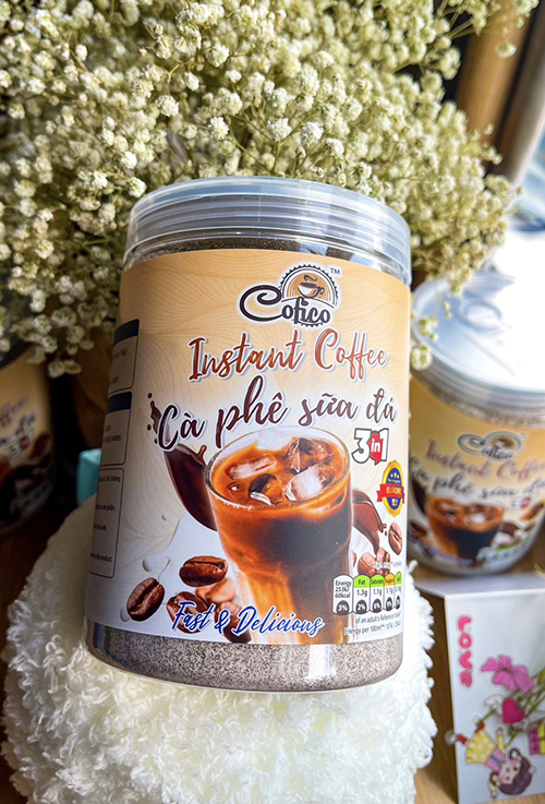 Coconut milk coffee