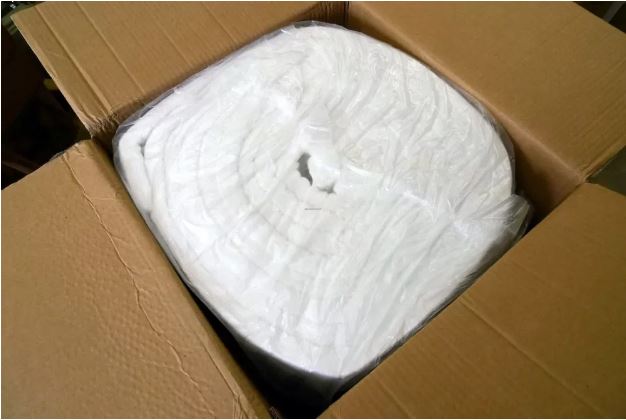 Ceramic fiber insulation blanket