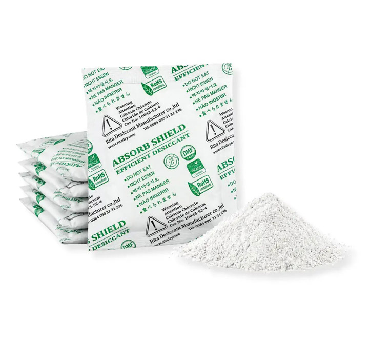 High-performance calcium chloride desiccant pack