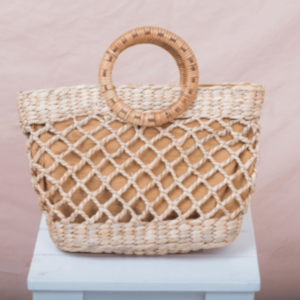 Water hyacinth handbag