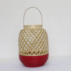 Bamboo and rattan light