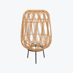 Bamboo and rattan light
