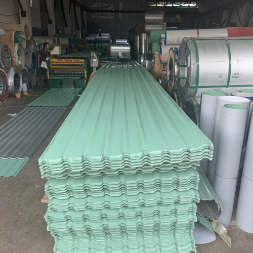 Cold corrugated iron