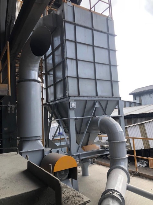 Fabric bag dust filtration system