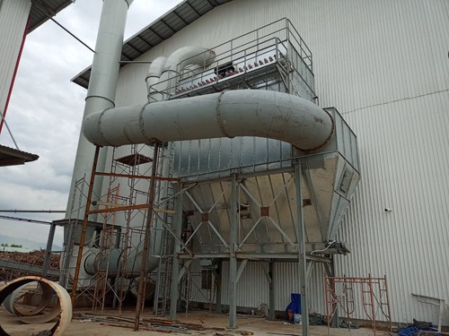 Fabric bag dust filtration system