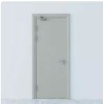 Fireproof steel door