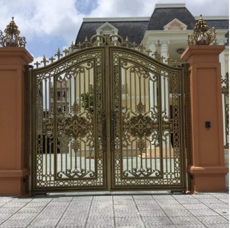 Cast aluminum door