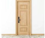 Wood grain steel door