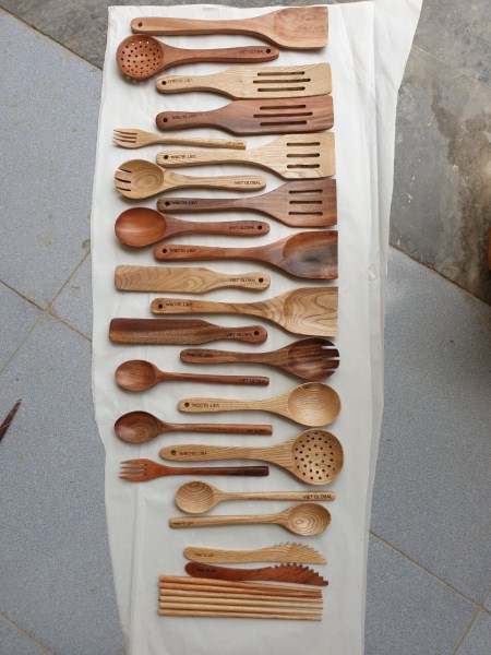 Wooden Spoon And Fork