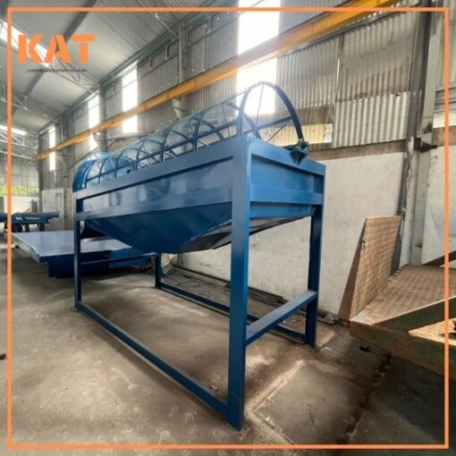 Rotary screening machine