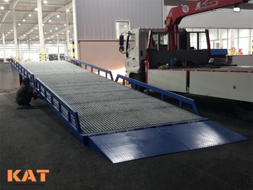 10-Ton grating deck container ramp