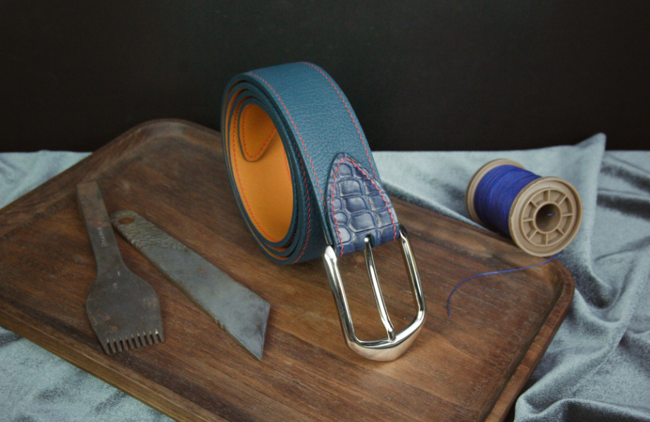 Leather belt